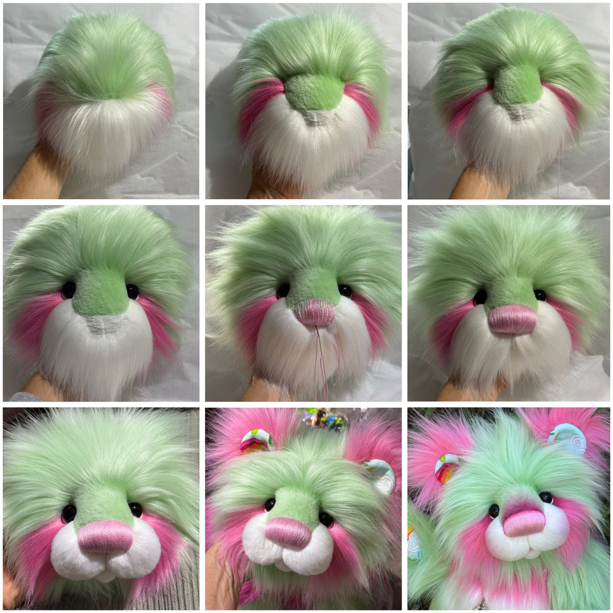 KIT - 18" Applesplash faux fur Bear