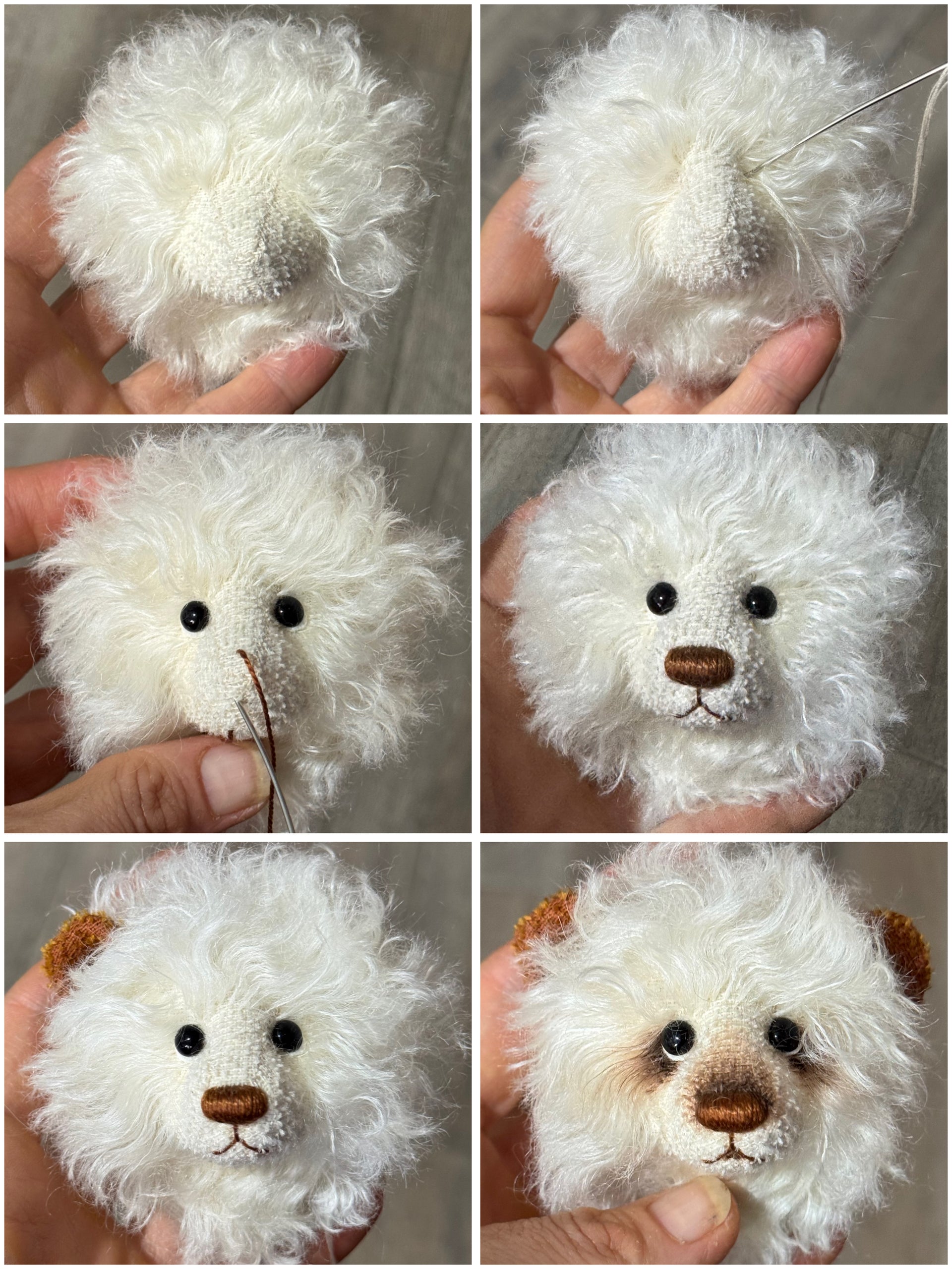 KITS - 7" Honeyhop Mohair Bear