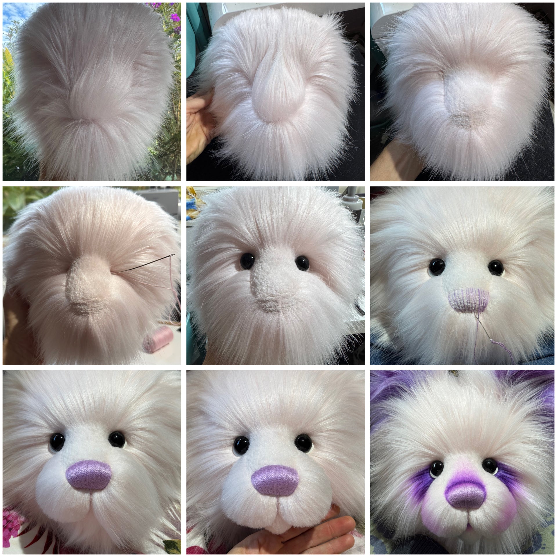 KITS - 24" Bubbleplum JUMBO faux fur bear