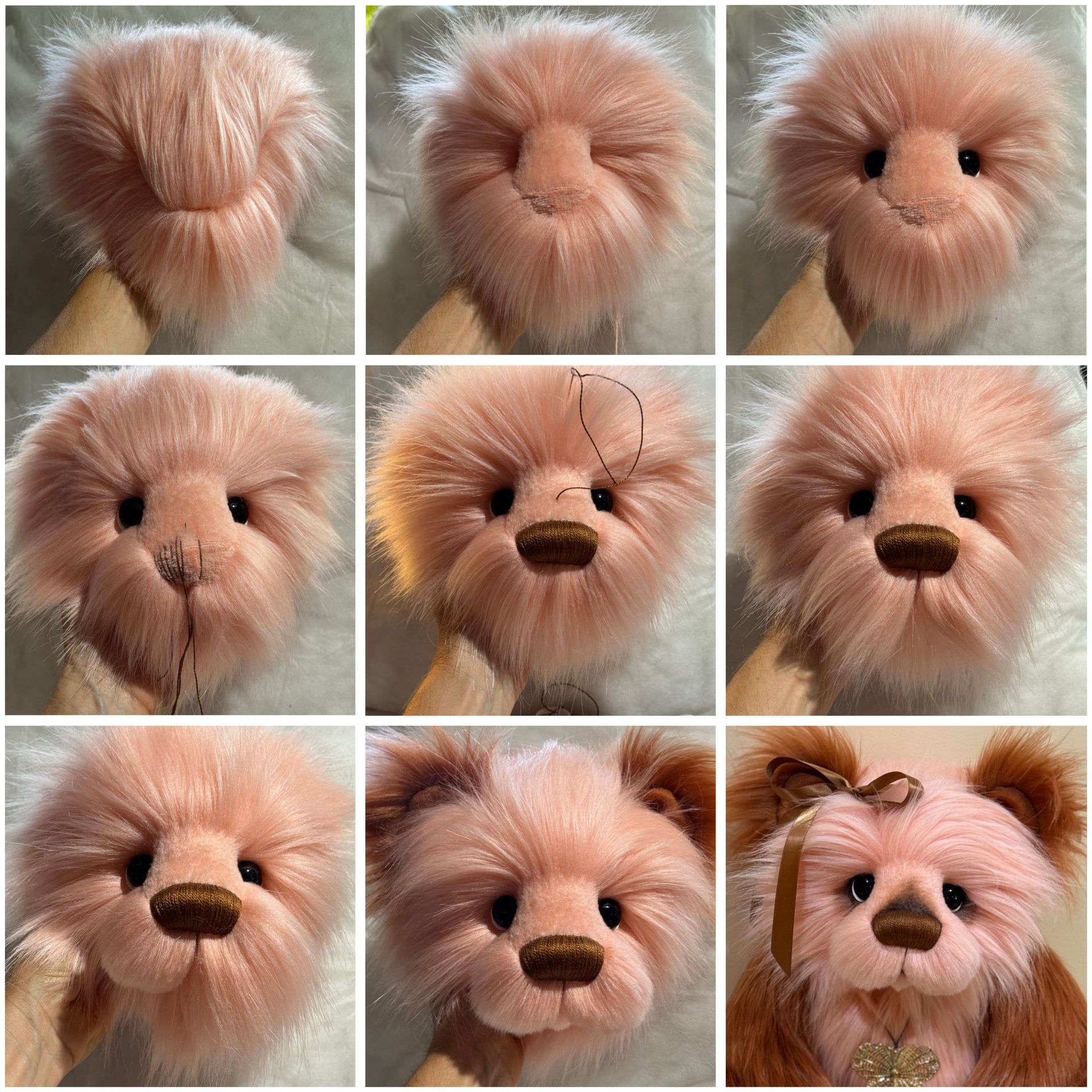 KITS - 18" Laurel Copperfall Faux Fur Bear