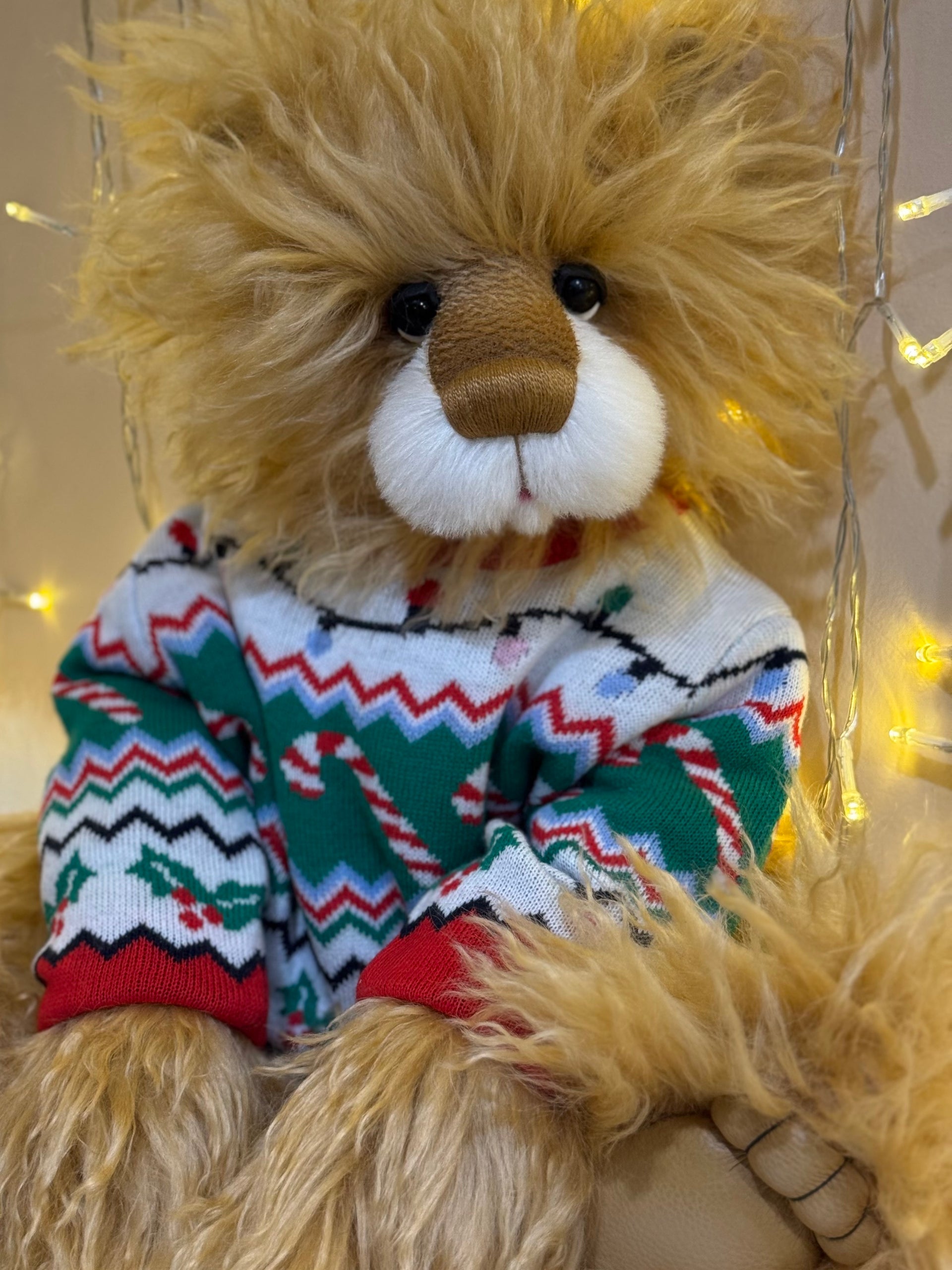 Frankincense Flurry - 22" Christmas 2025 Artist Bear by Emma's Bears - OOAK