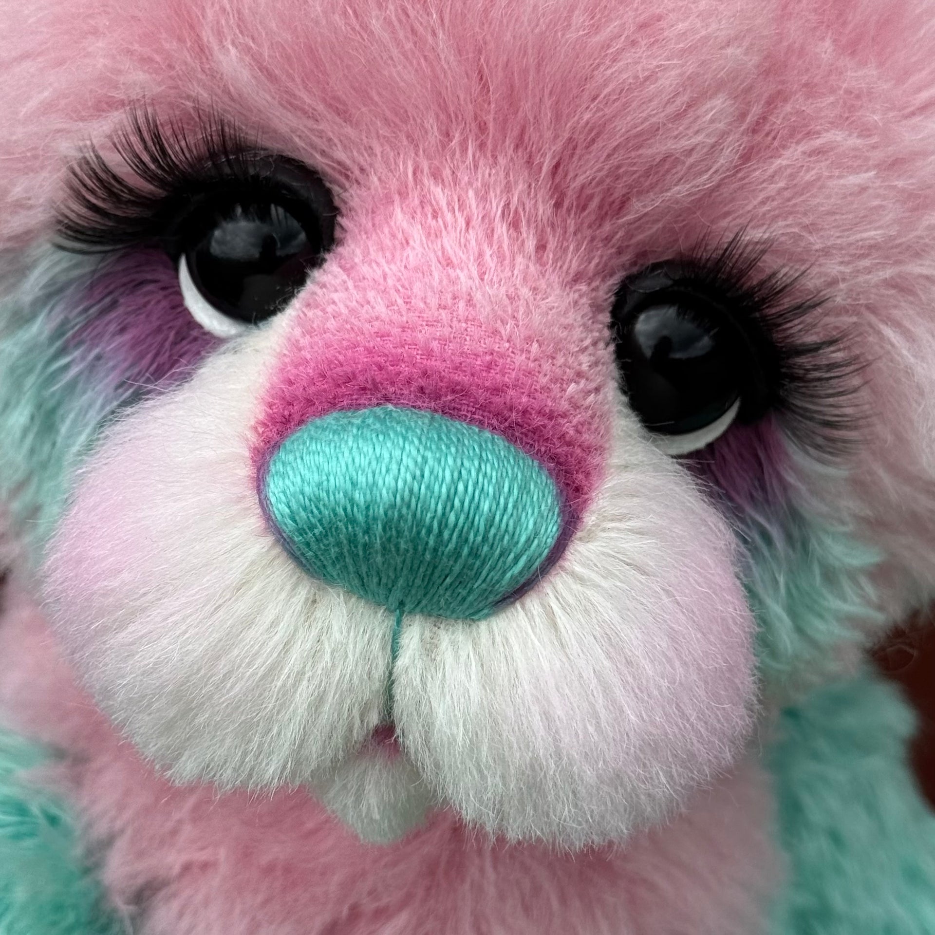 Prudence Daysong - 18" Hand-dyed Alpaca and Mohair Artist Bear by Emma's Bears - OOAK