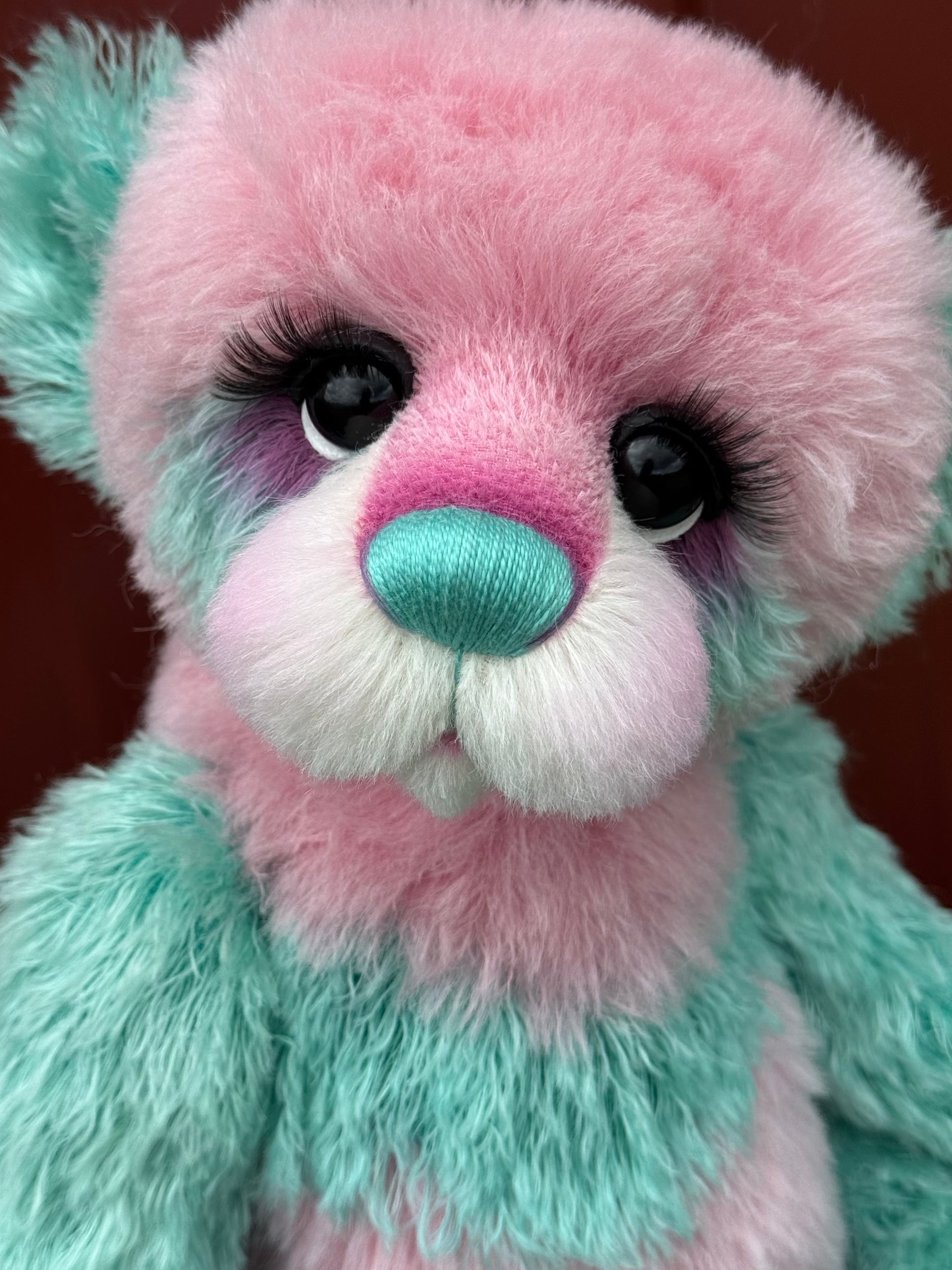 Prudence Daysong - 18" Hand-dyed Alpaca and Mohair Artist Bear by Emma's Bears - OOAK