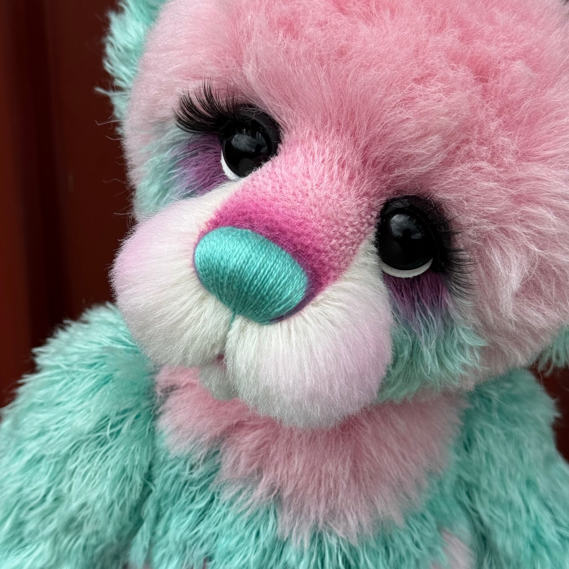 Prudence Daysong - 18" Hand-dyed Alpaca and Mohair Artist Bear by Emma's Bears - OOAK