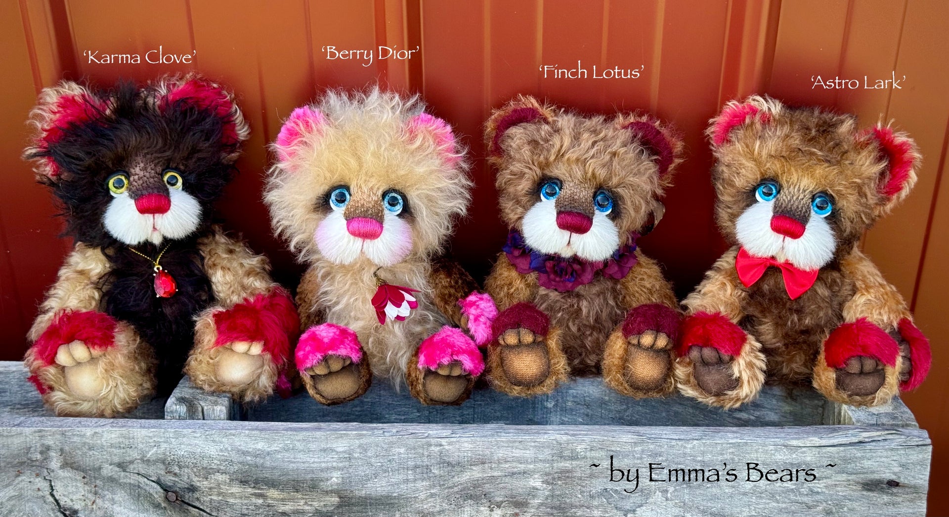 Astro Lark - 9" Mohair Artist Bear by Emma's Bears - OOAK