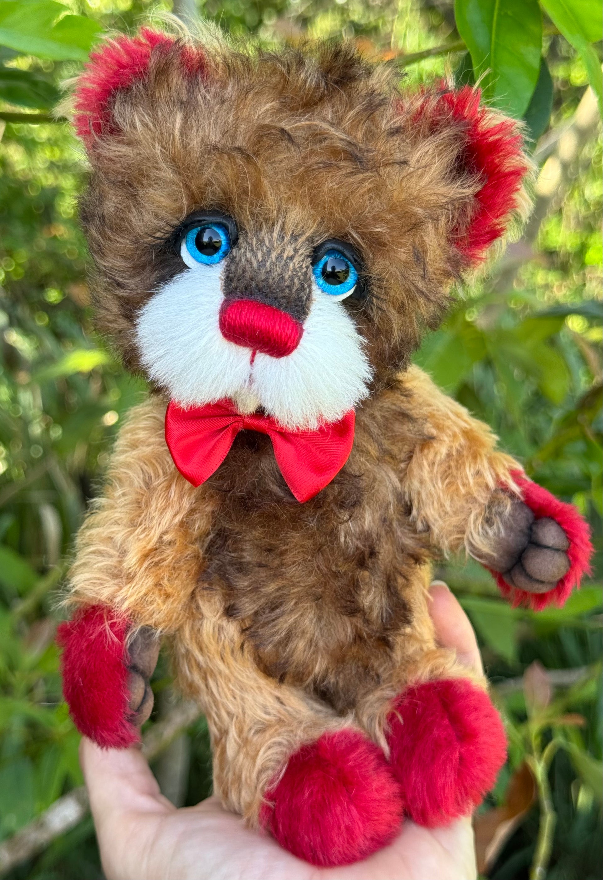 Astro Lark - 9" Mohair Artist Bear by Emma's Bears - OOAK