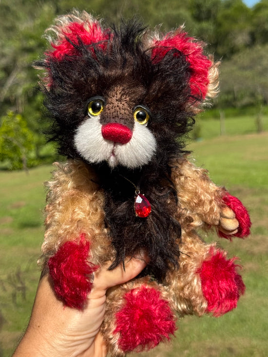 Karma Clove - 9" Mohair Artist Bear by Emma's Bears - OOAK