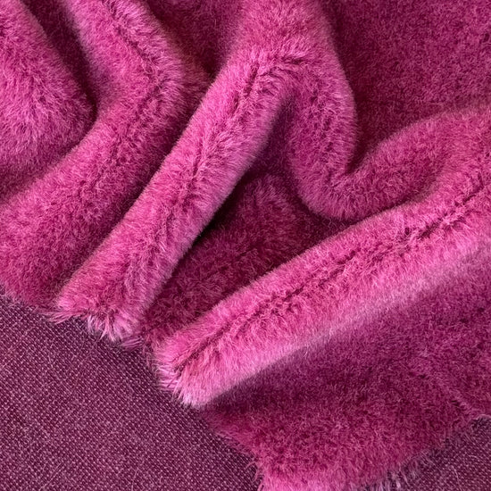 10mm Alpaca  - Hand Dyed Plum - Fat 1/8m  - DEC006