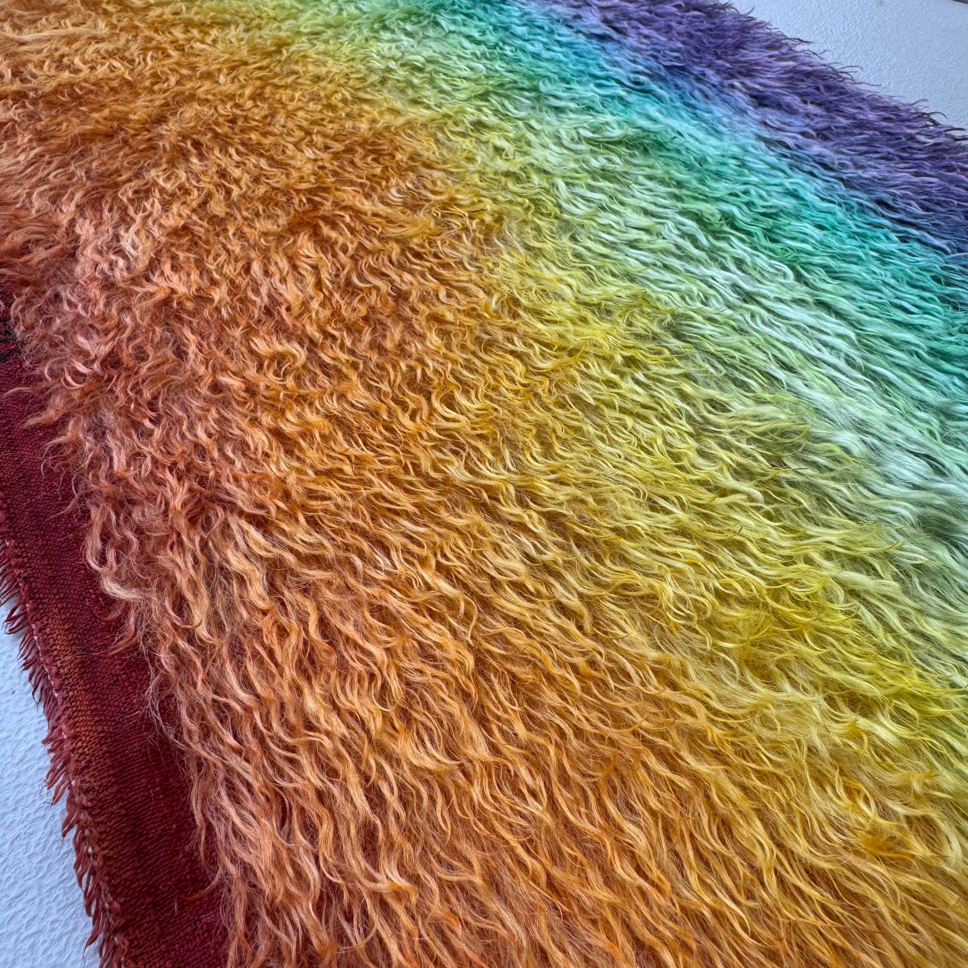 Sparse 22mm Mohair - Hand Dyed Happiness - Fat 1/8m - DEC029
