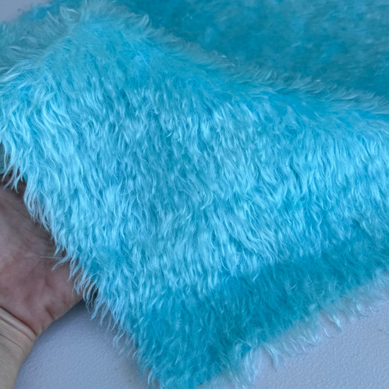 Sparse 22mm Mohair - Hand Dyed Crystal Blue - Fat 1/4m - DEC037
