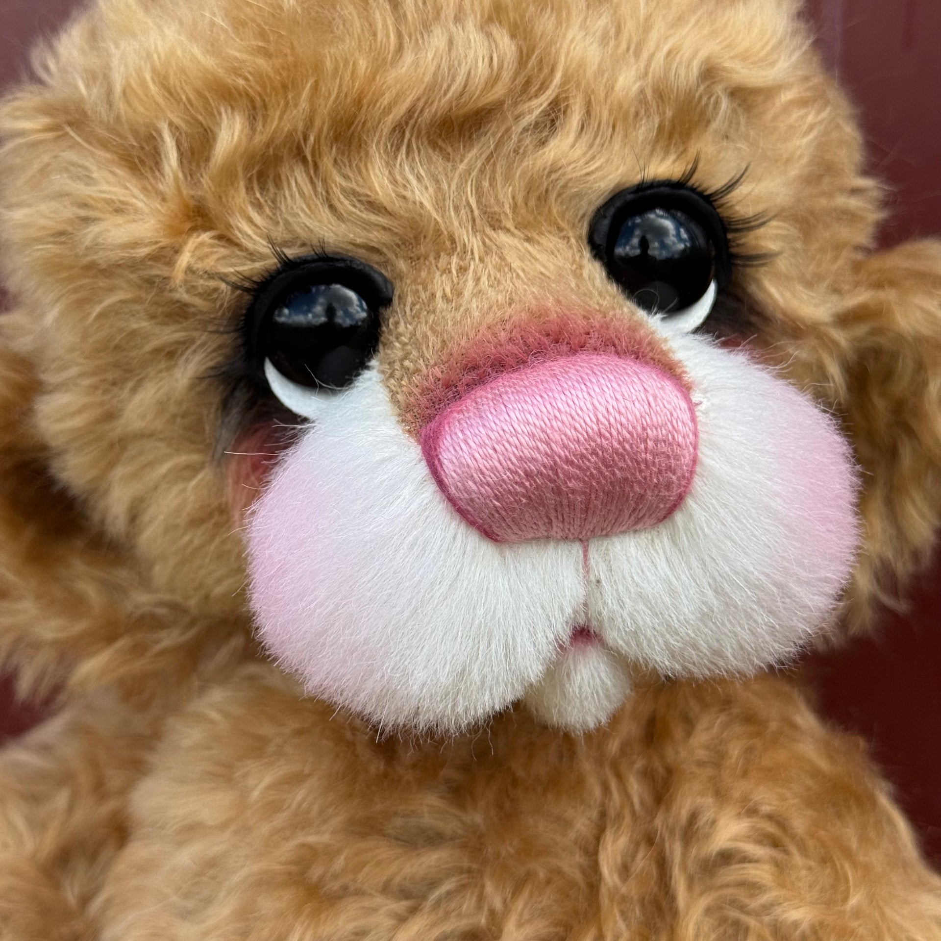 Lilibet Flower - 17" Golden Mohair EASTER Artist Bear by Emma's Bears - OOAK