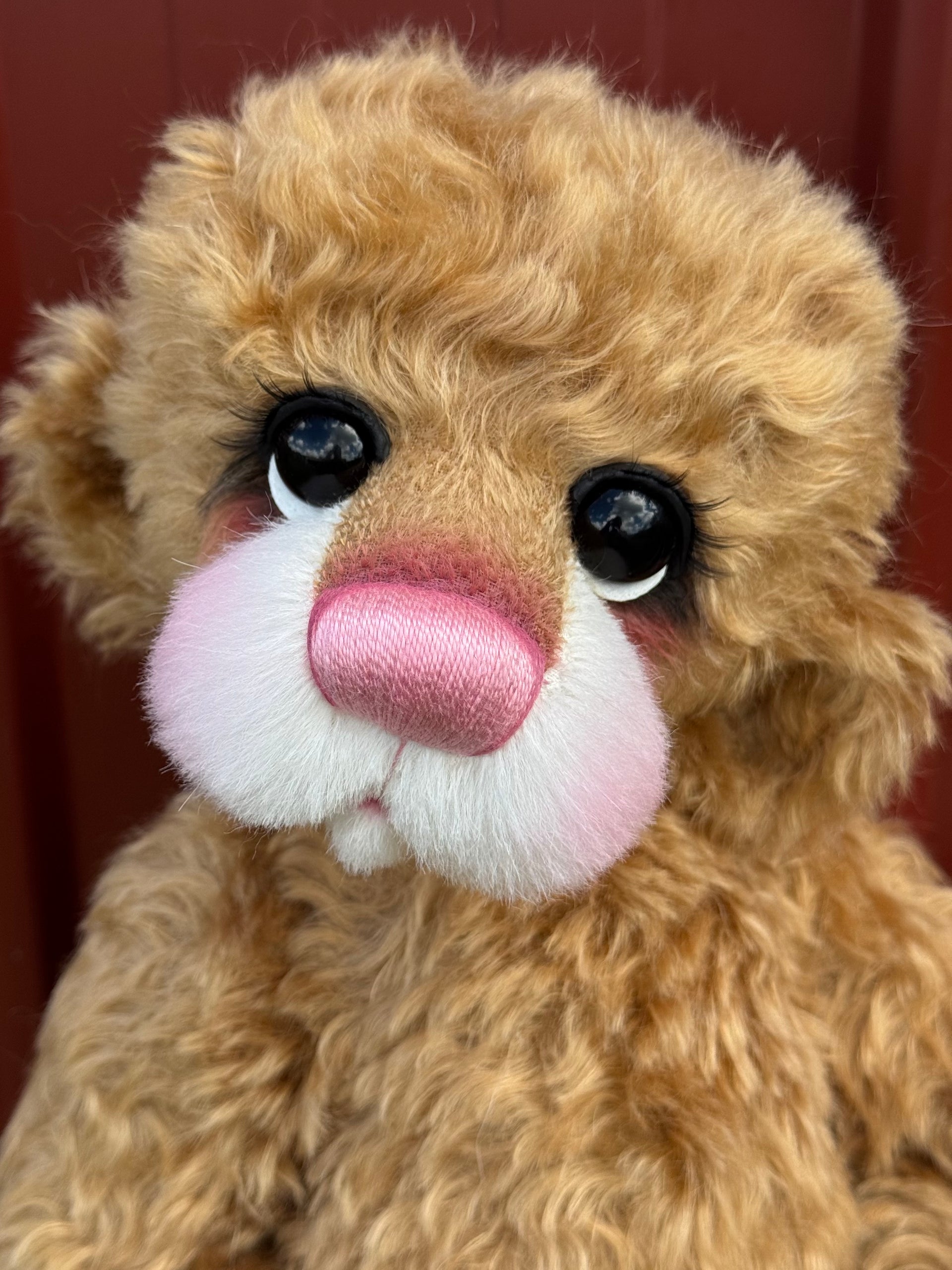 Lilibet Flower - 17" Golden Mohair EASTER Artist Bear by Emma's Bears - OOAK