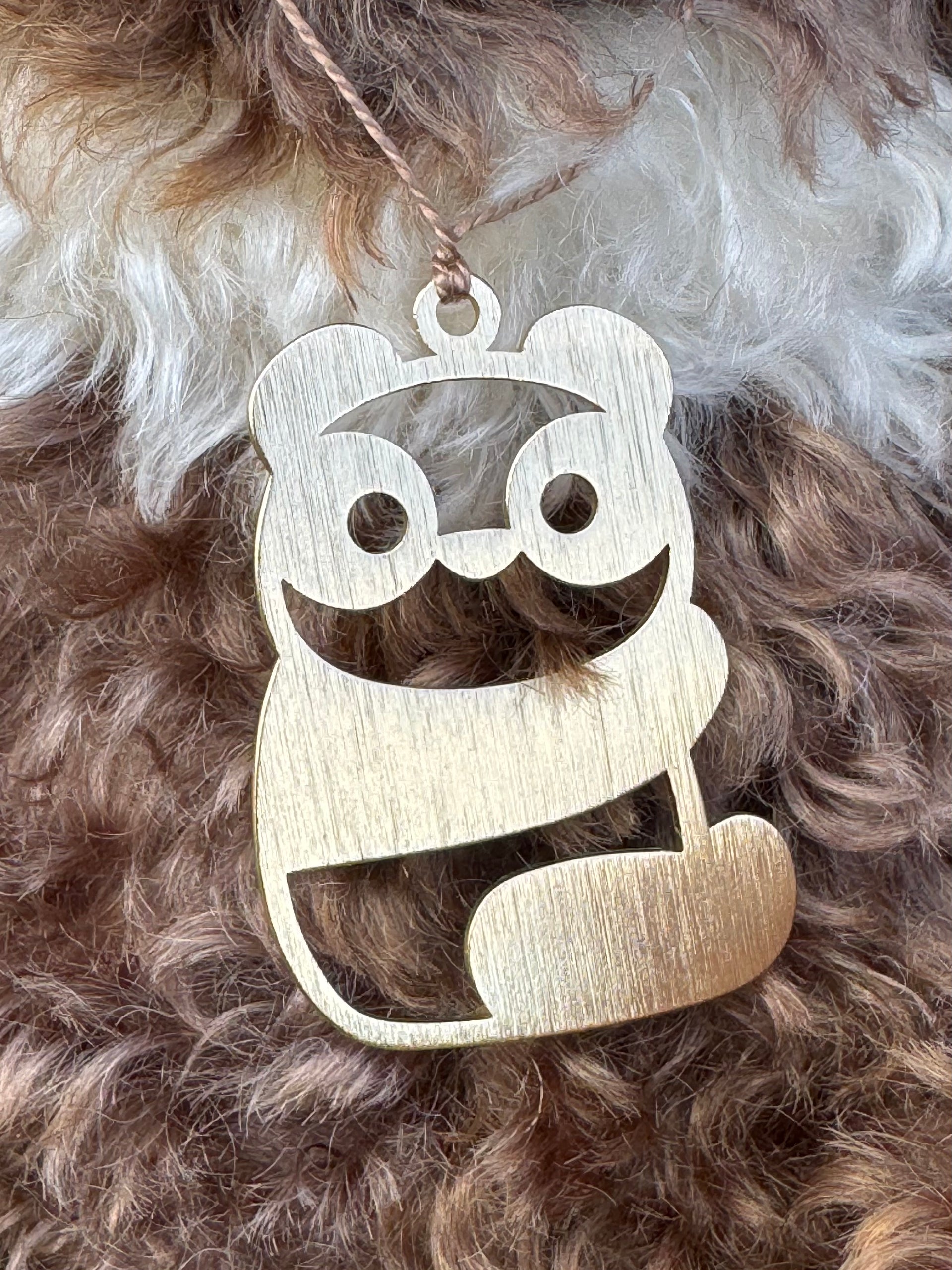 Harbour - 15" Hand-dyed curly kid mohair Artist Bear by Emma's Bears - OOAK