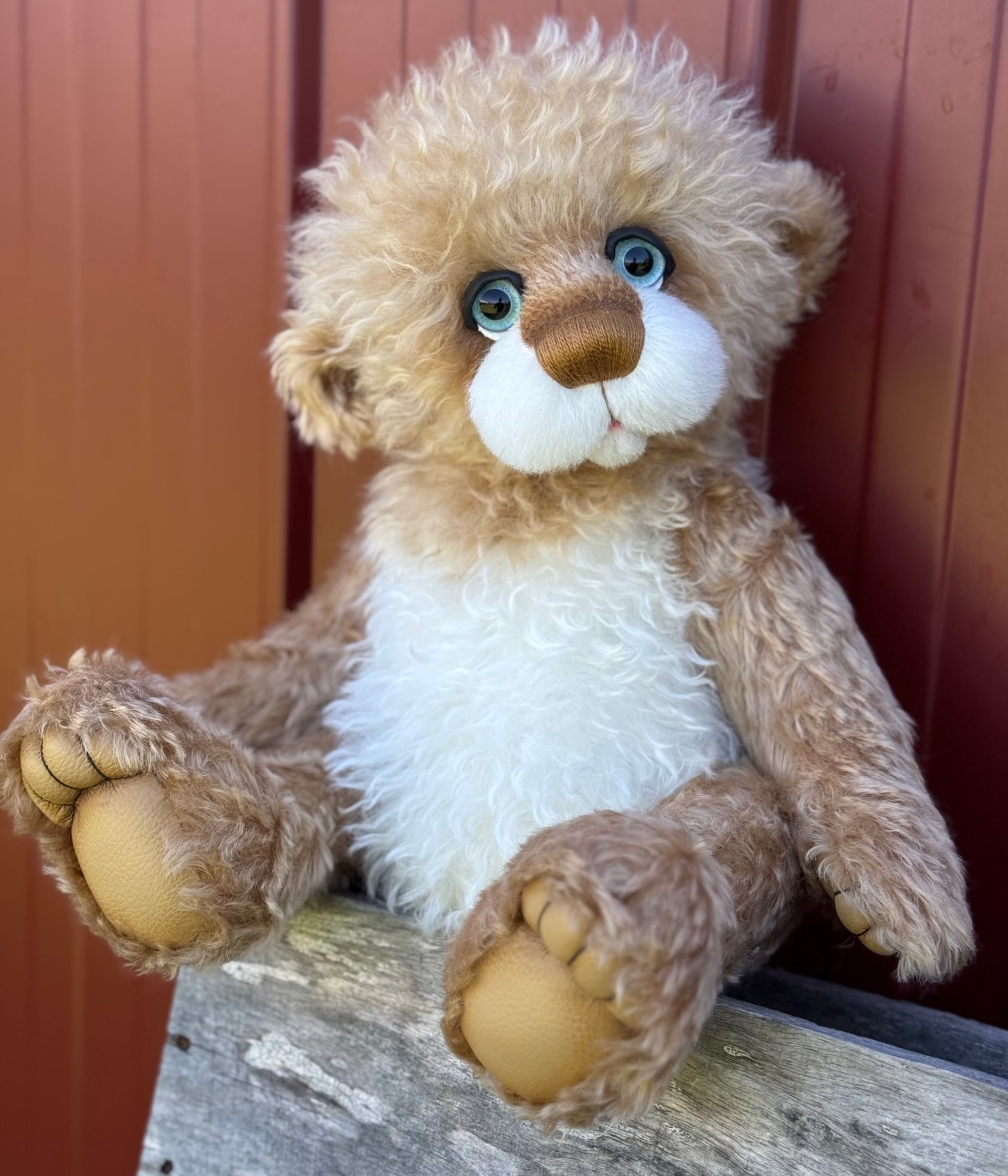 Benjamin Bilby - 17" Blonde Mohair EASTER Artist Bear by Emma's Bears - OOAK