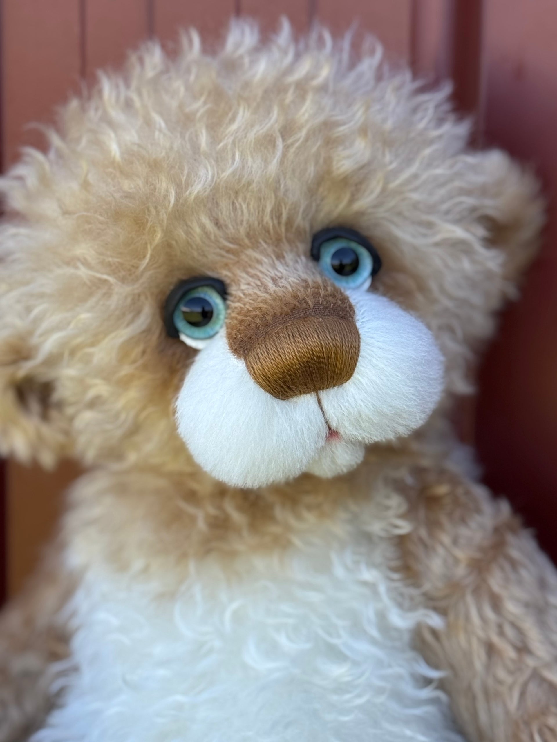 Benjamin Bilby - 17" Blonde Mohair EASTER Artist Bear by Emma's Bears - OOAK