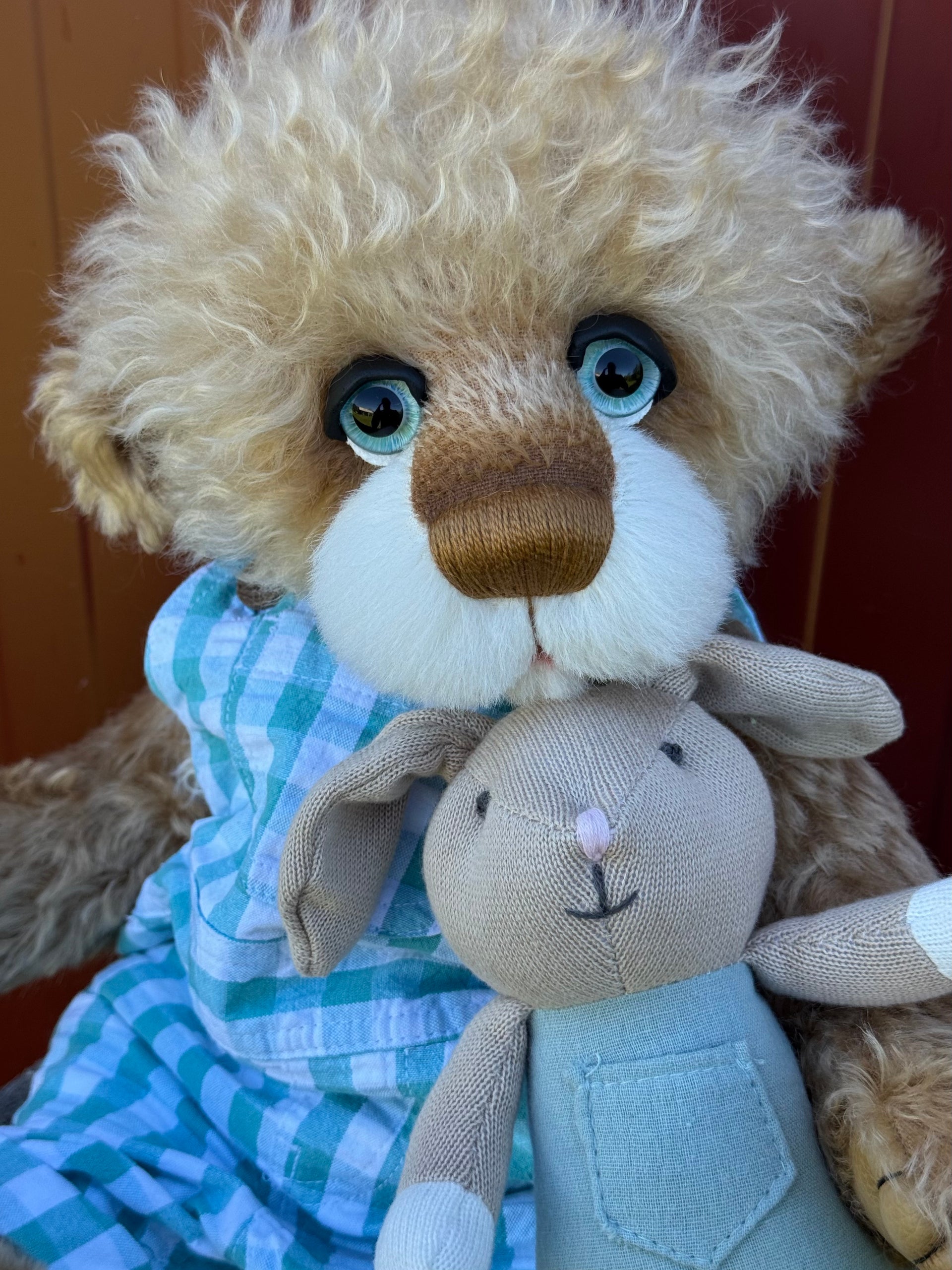 Benjamin Bilby - 17" Blonde Mohair EASTER Artist Bear by Emma's Bears - OOAK