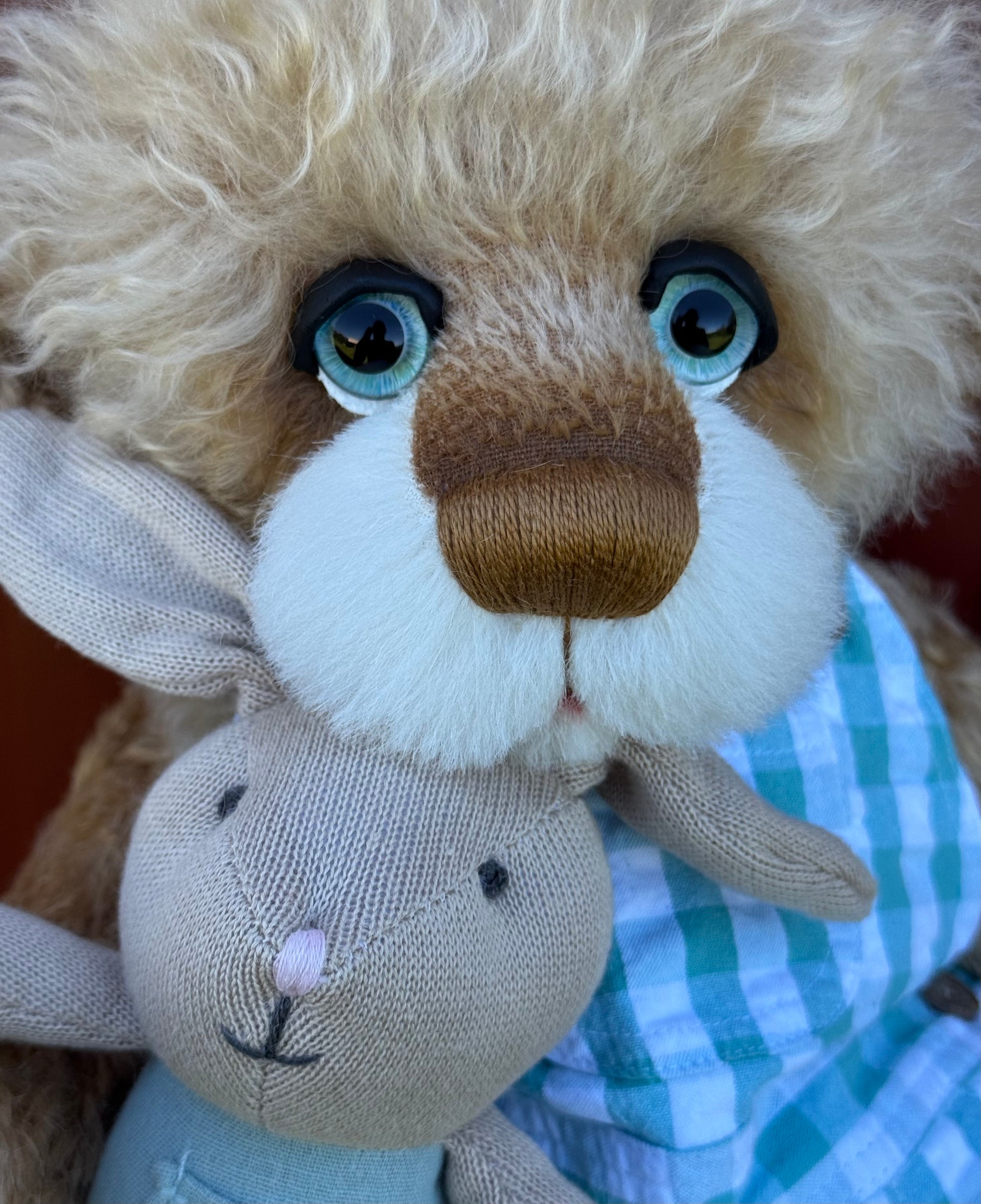 Benjamin Bilby - 17" Blonde Mohair EASTER Artist Bear by Emma's Bears - OOAK