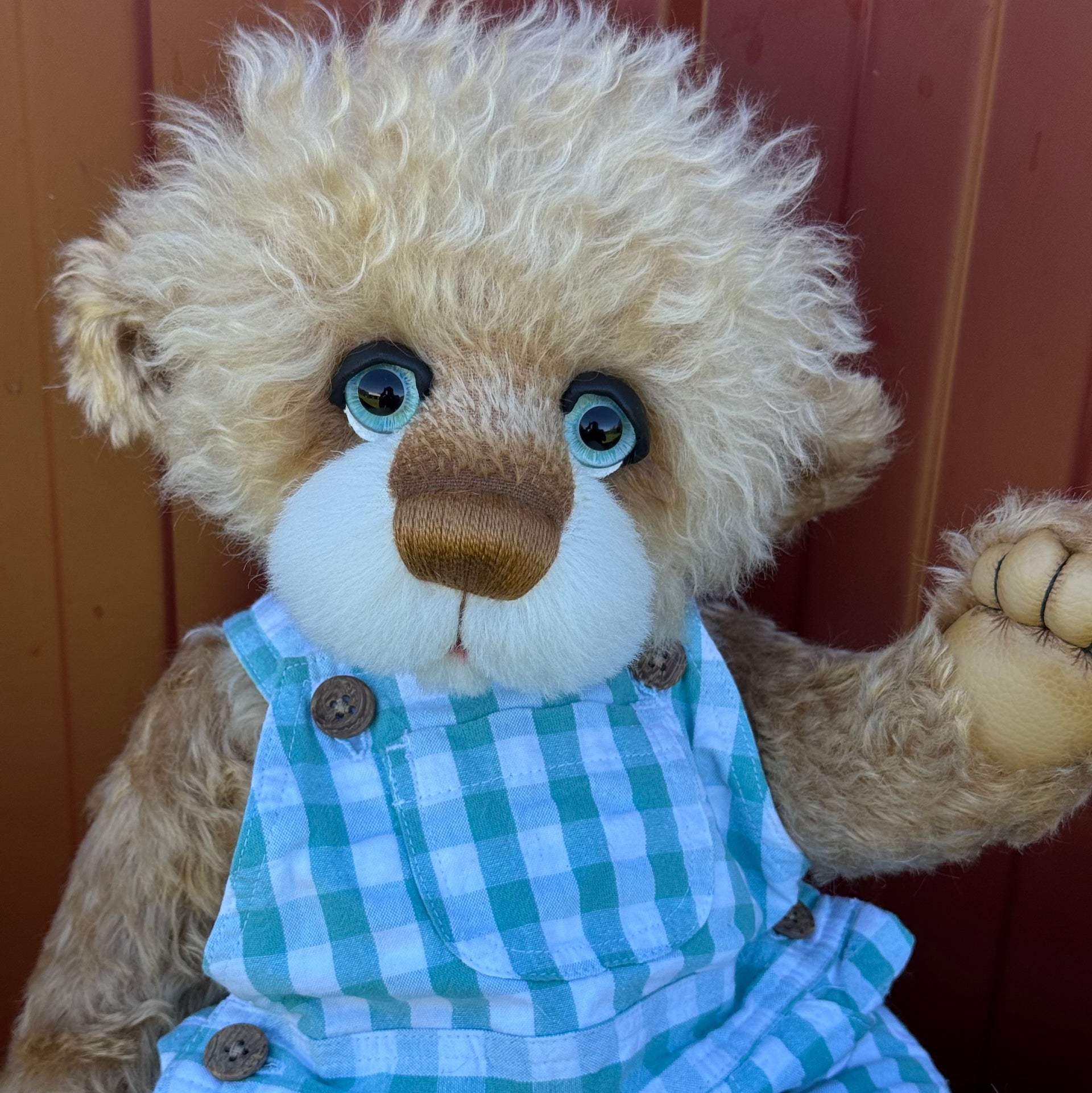 Benjamin Bilby - 17" Blonde Mohair EASTER Artist Bear by Emma's Bears - OOAK