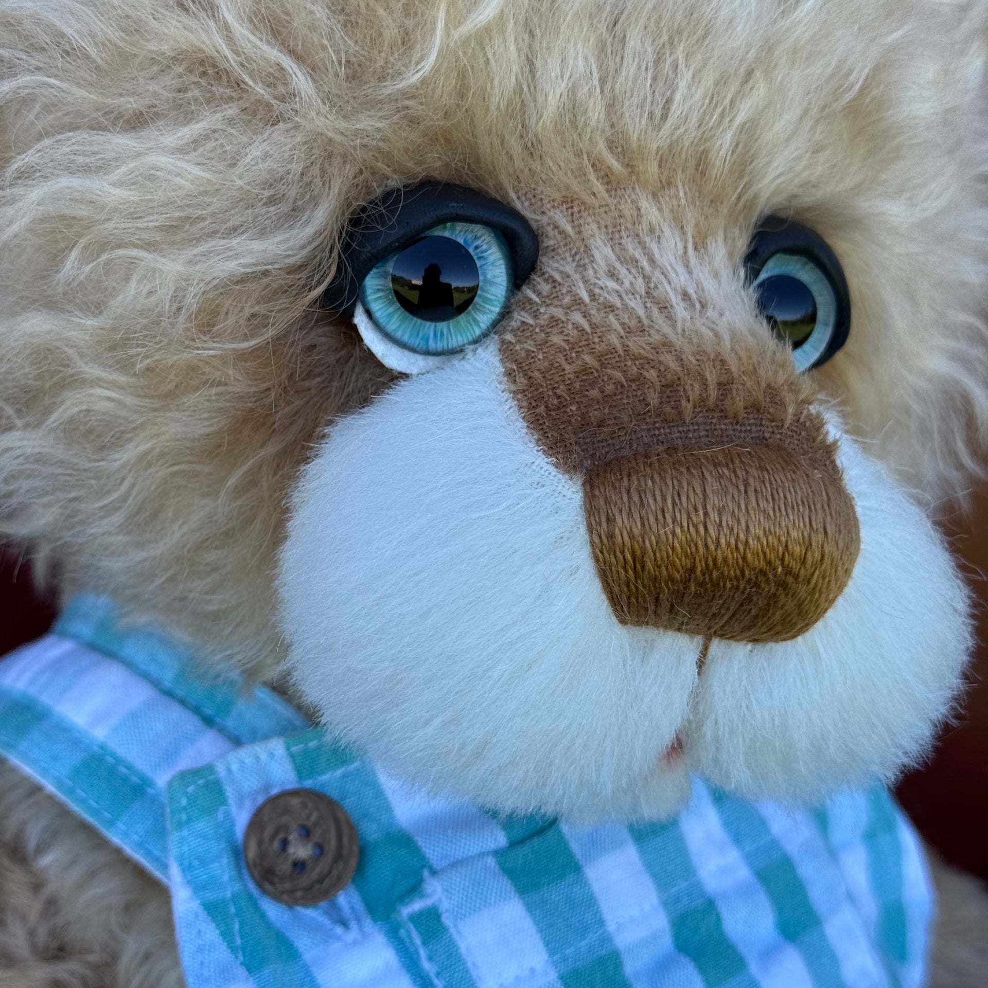 Benjamin Bilby - 17" Blonde Mohair EASTER Artist Bear by Emma's Bears - OOAK