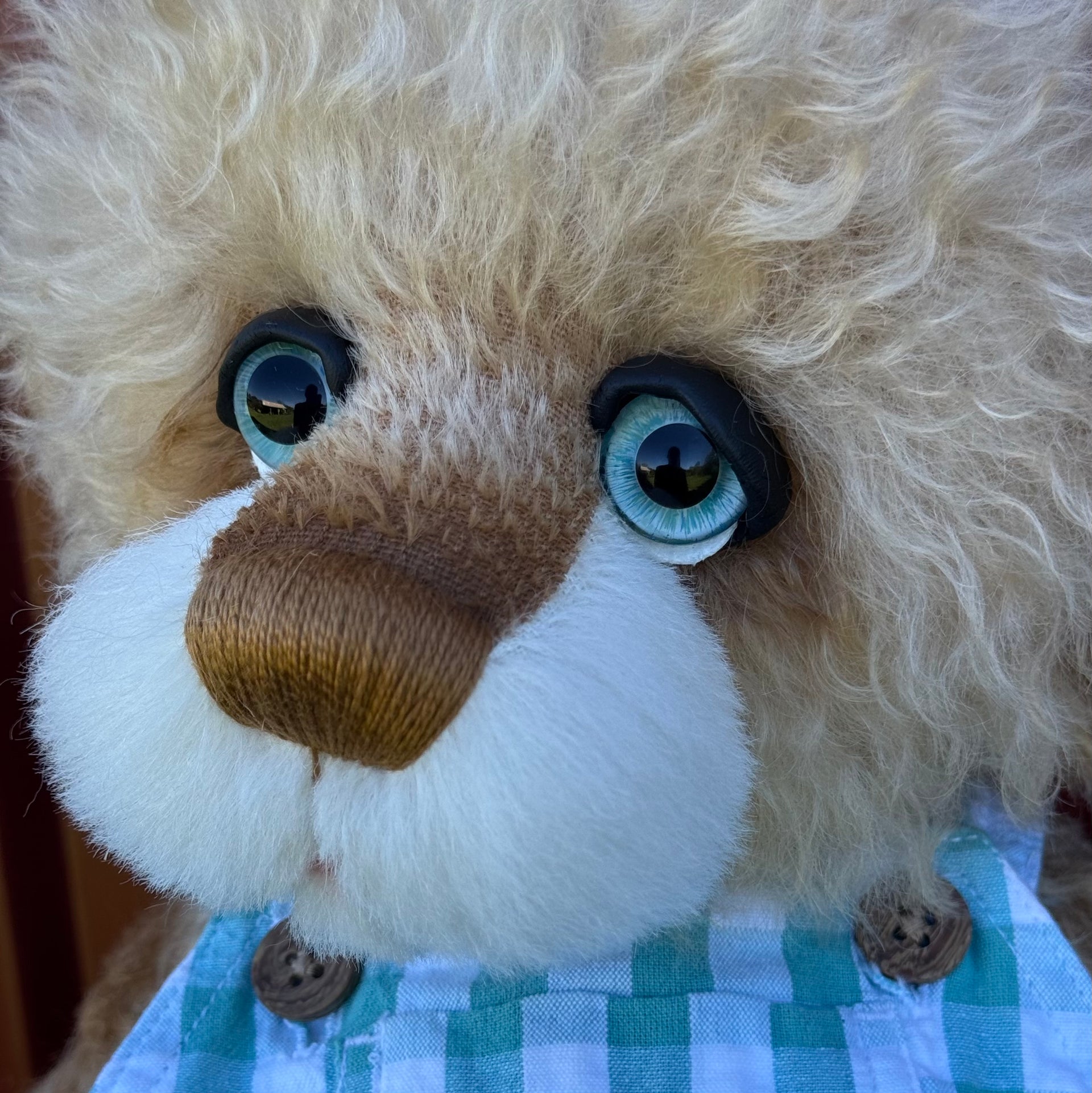 Benjamin Bilby - 17" Blonde Mohair EASTER Artist Bear by Emma's Bears - OOAK