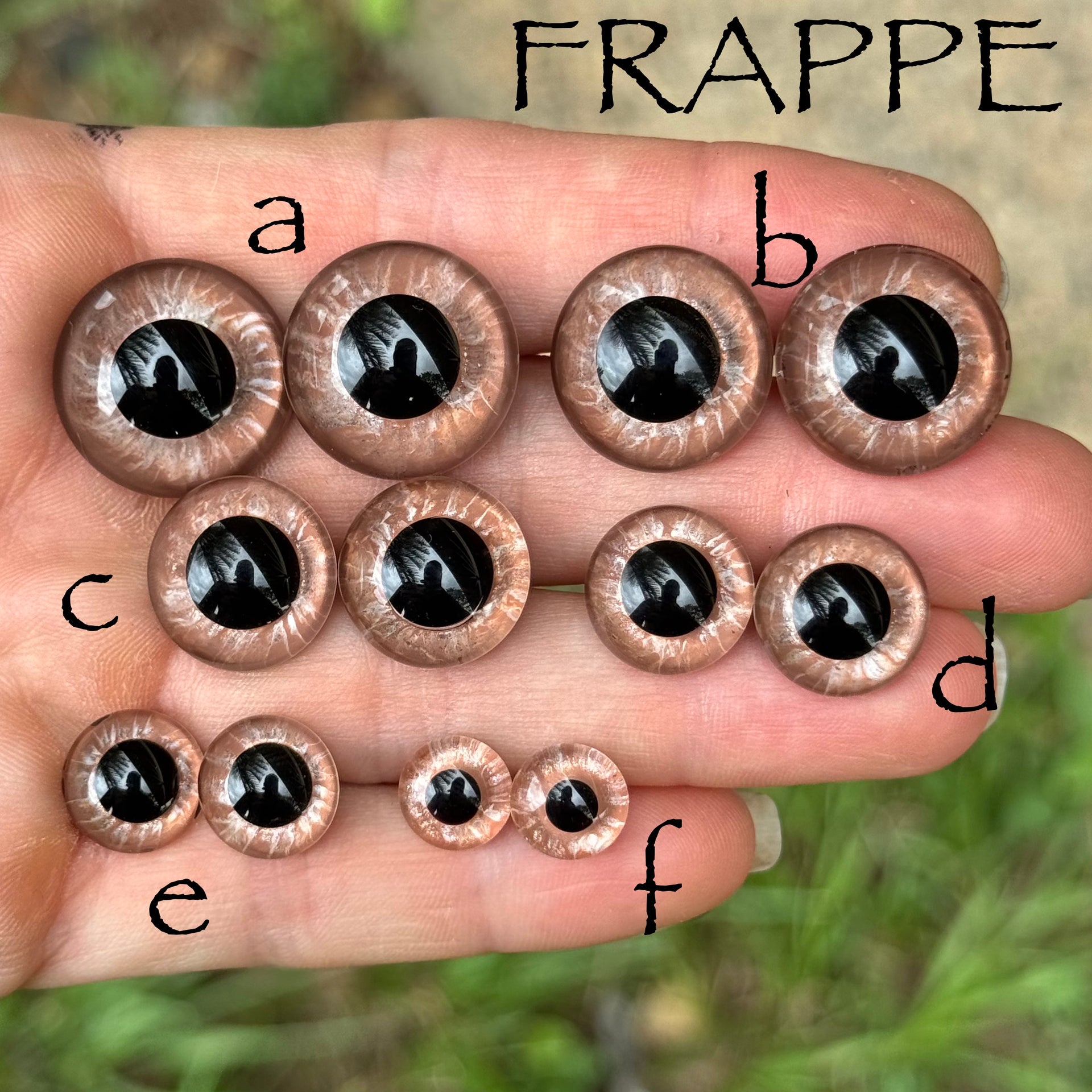 Hand Painted Eyes - Frappe