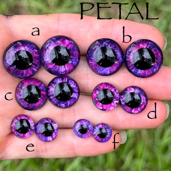 Hand Painted Eyes - Petal