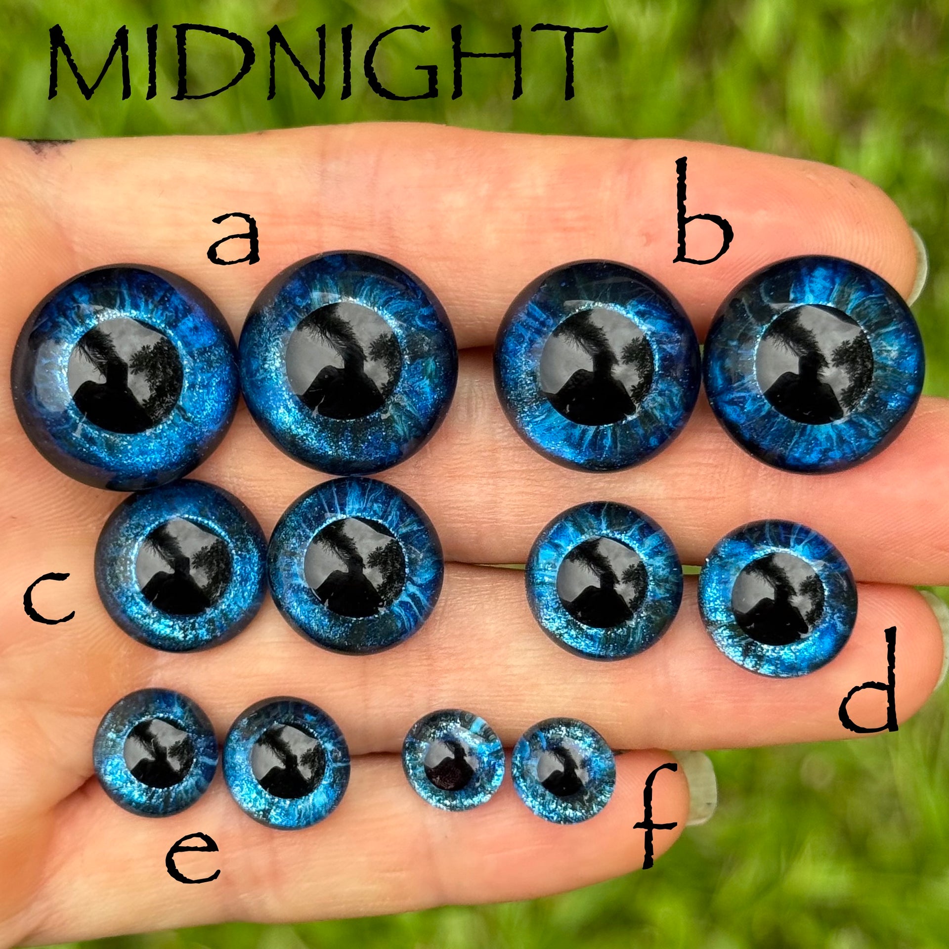 Hand Painted Eyes - Midnight
