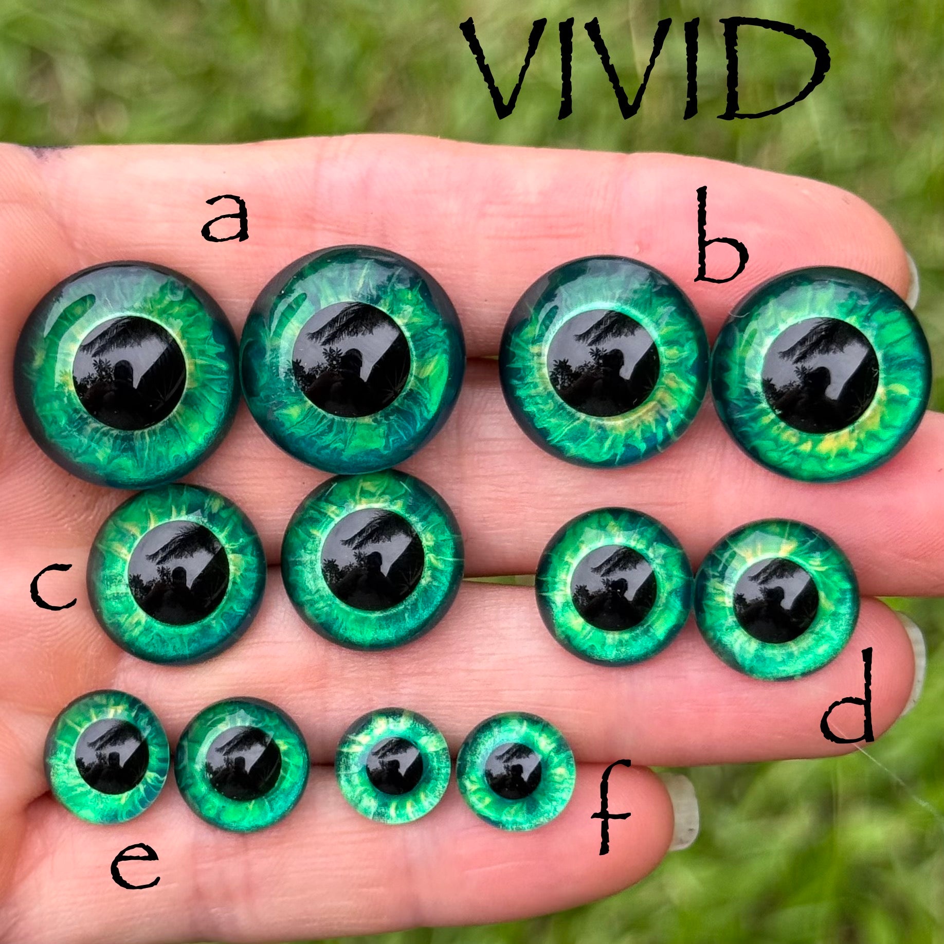 Hand Painted Eyes - Vivid