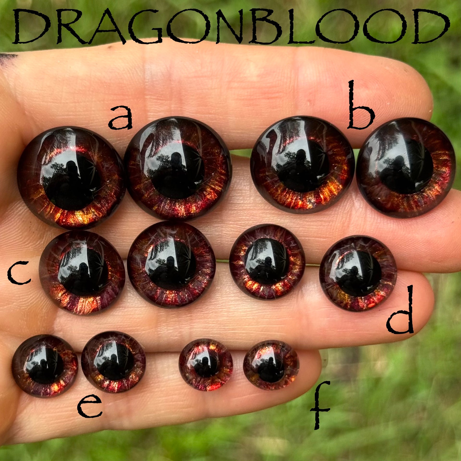 Hand Painted Eyes - Dragonblood