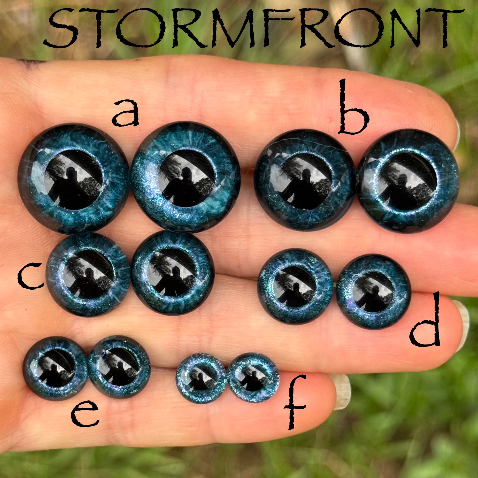 Hand Painted Eyes - Stormfront