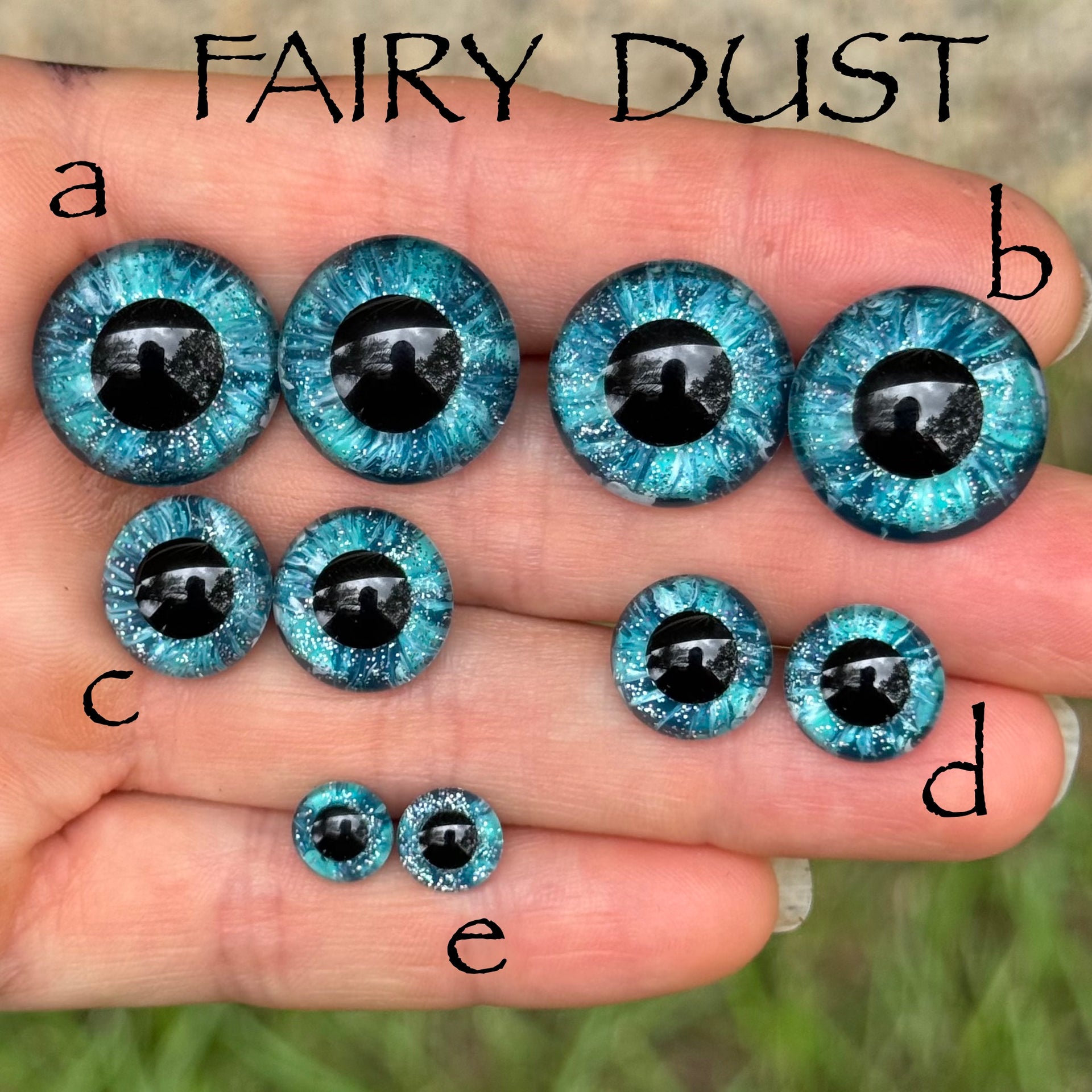 Hand Painted Eyes - Fairy Dust