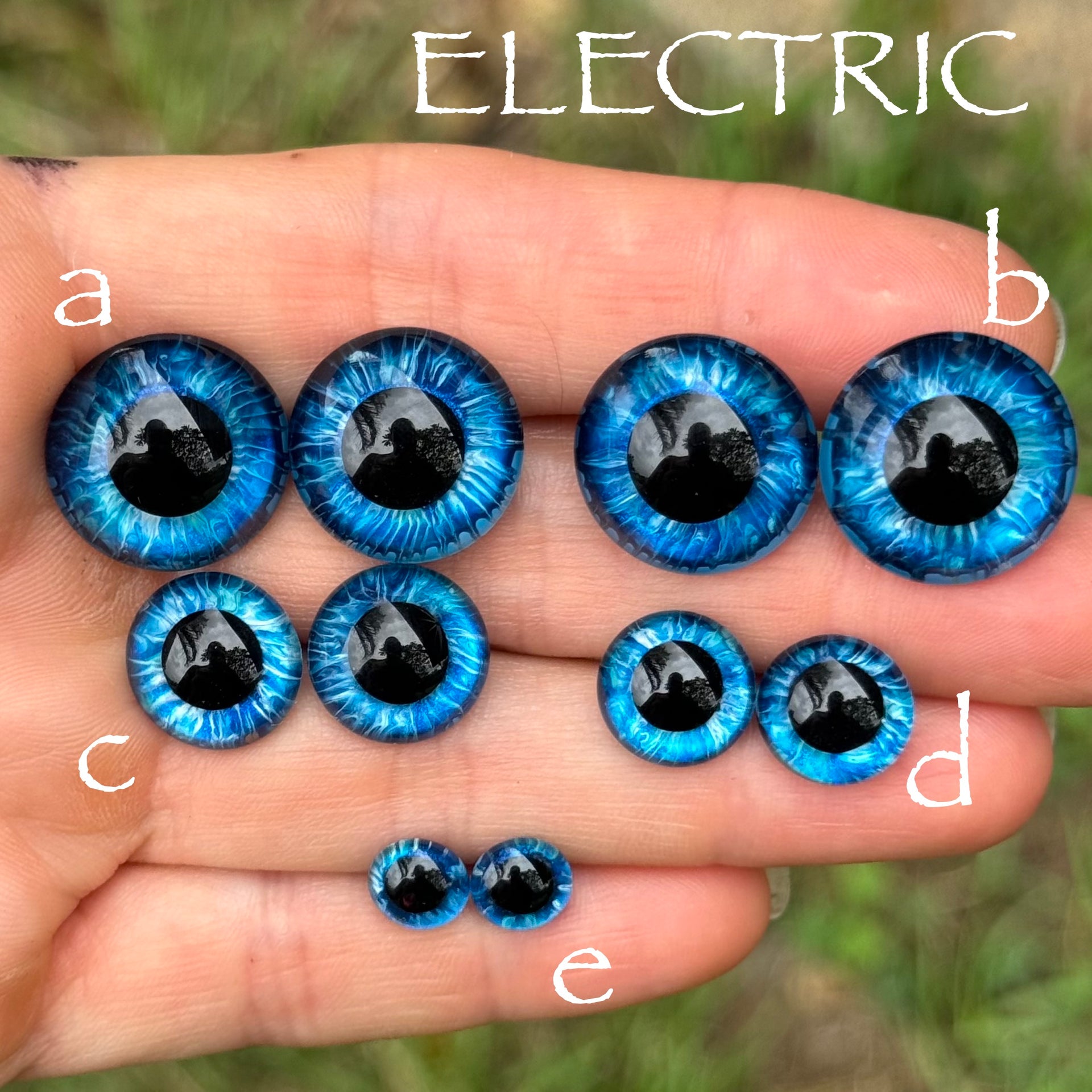 Hand Painted Eyes - Electric