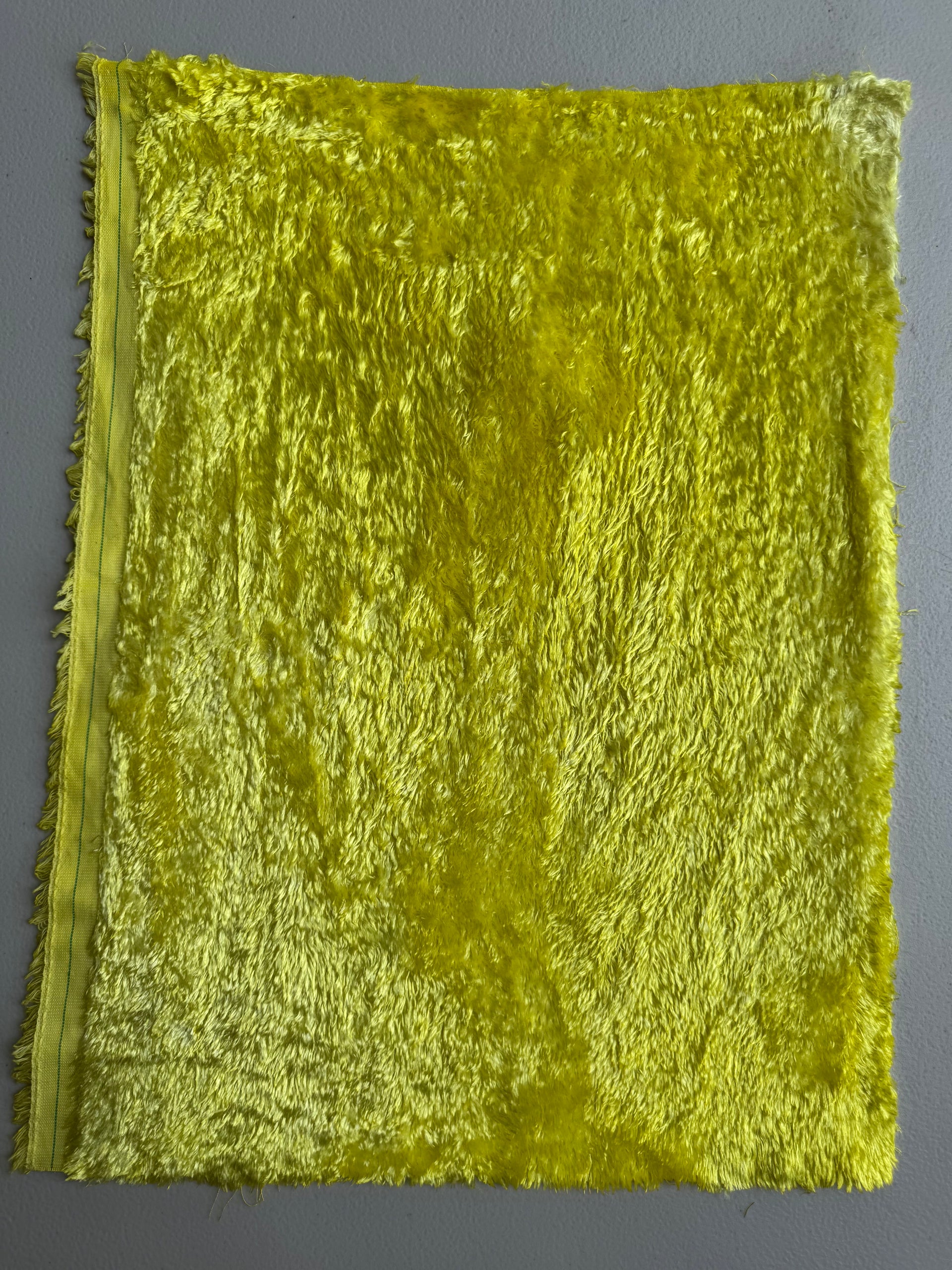 Curly Viscose - Hand Dyed Sunshine - Fat 1/8m - FEB004