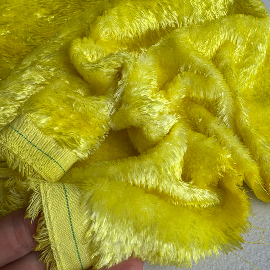 Curly Viscose - Hand Dyed Sunshine - Fat 1/8m - FEB004
