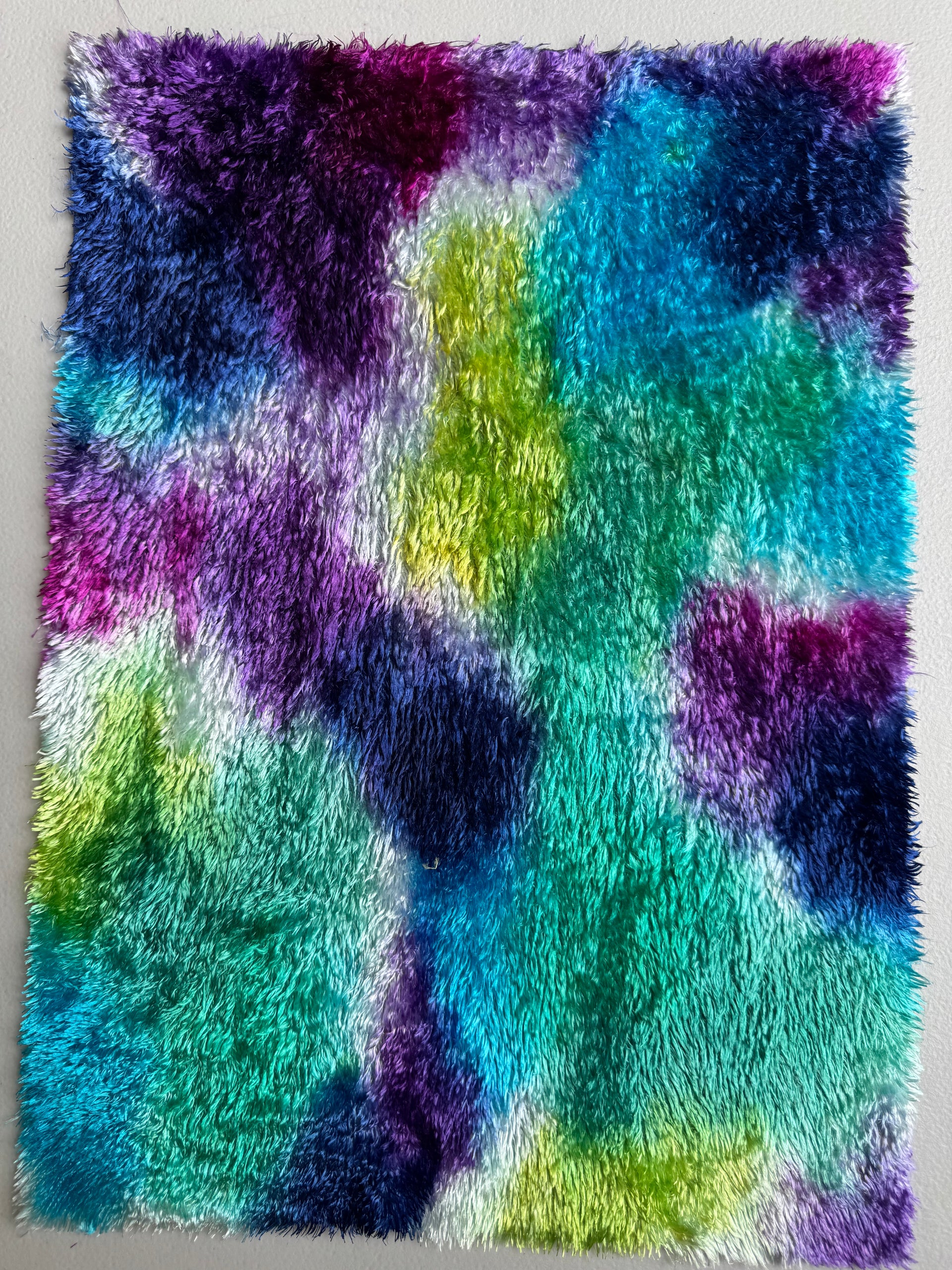 Curly Viscose - Hand Dyed Enchanted Garden - Fat 1/8m - FEB008