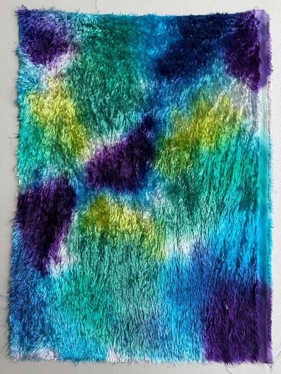 Curly Viscose - Hand Dyed Shallow Waters - Fat 1/8m - FEB009