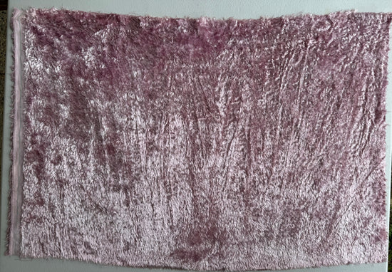 Curly Viscose - Hand Dyed Mushroom Pink - Fat 1/4m - FEB011