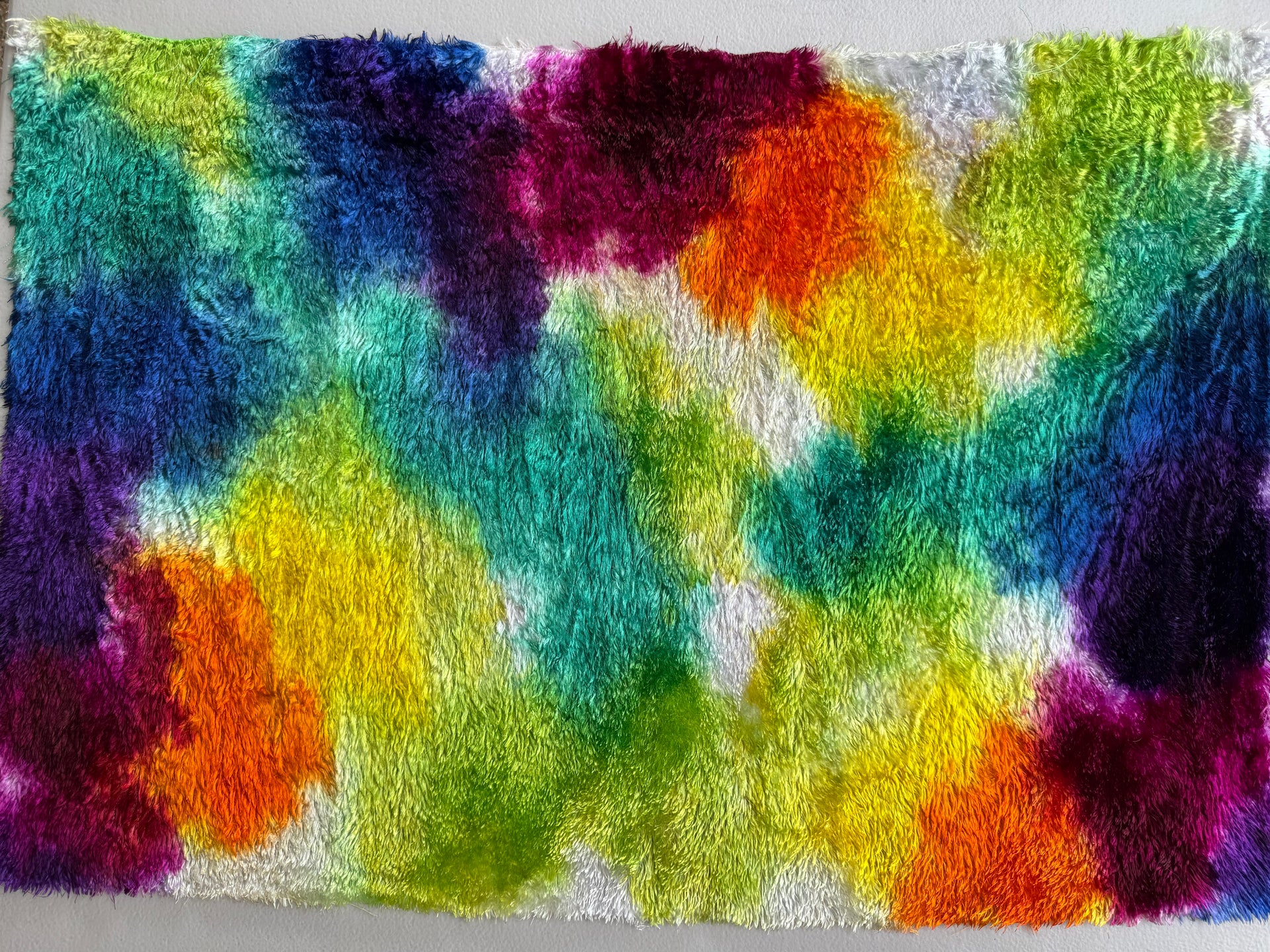 Curly Viscose - Hand Dyed Joyous - Fat 1/4m - FEB014