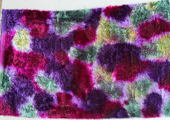 Curly Viscose - Hand Dyed Dark Magnificence - Fat 1/4m - FEB015