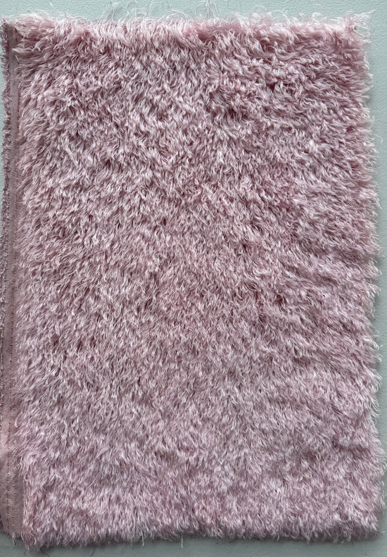 25mm String Mohair - Hand Dyed Baby Rose Pink - Fat 1/8m - FEB016