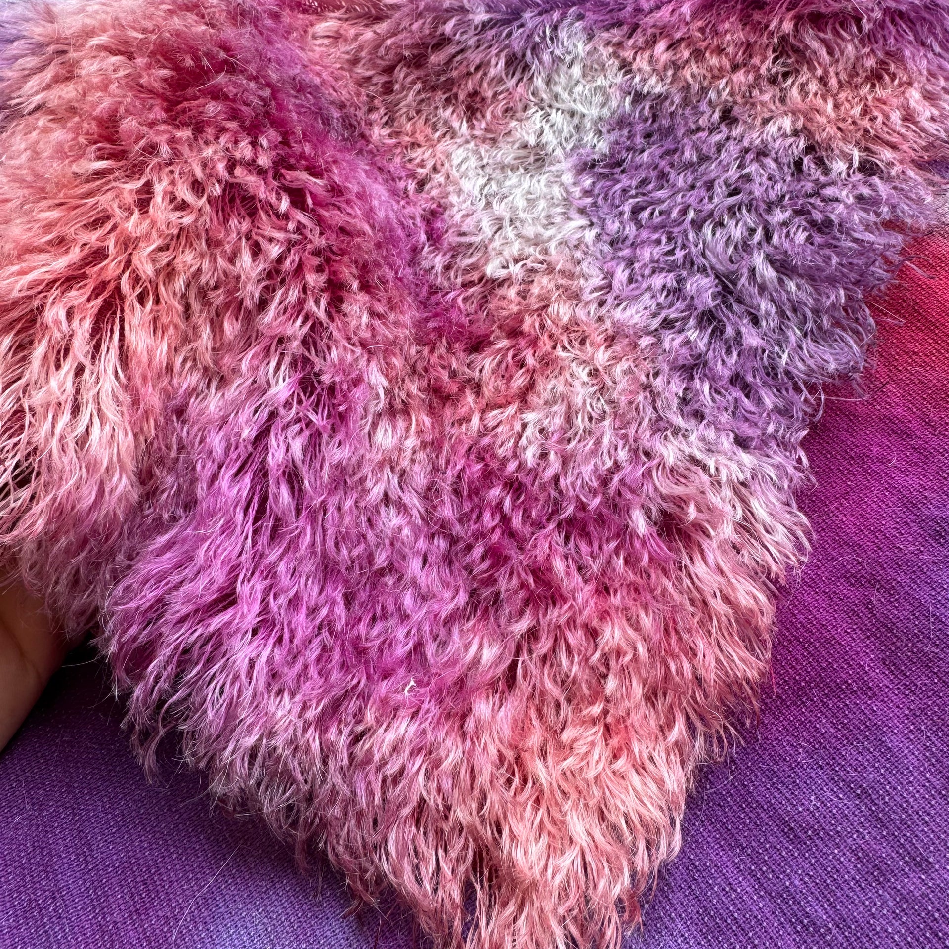 25mm String Mohair - Hand Dyed Princess - Fat 1/8m - FEB022