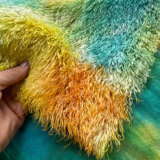 25mm String Mohair - Hand Dyed Summertime - Fat 1/8m - FEB024