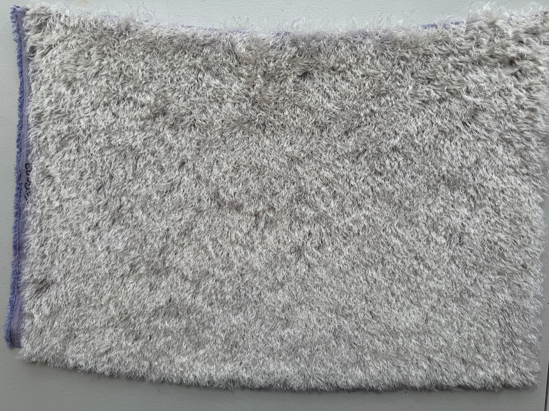 25mm String Mohair - Hand Dyed Ice Lavender - Fat 1/4m - FEB029