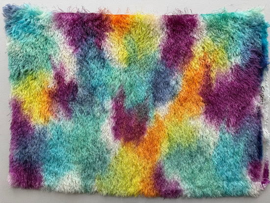 25mm String Mohair - Hand Dyed Rainbow Sky - Fat 1/4m - FEB031