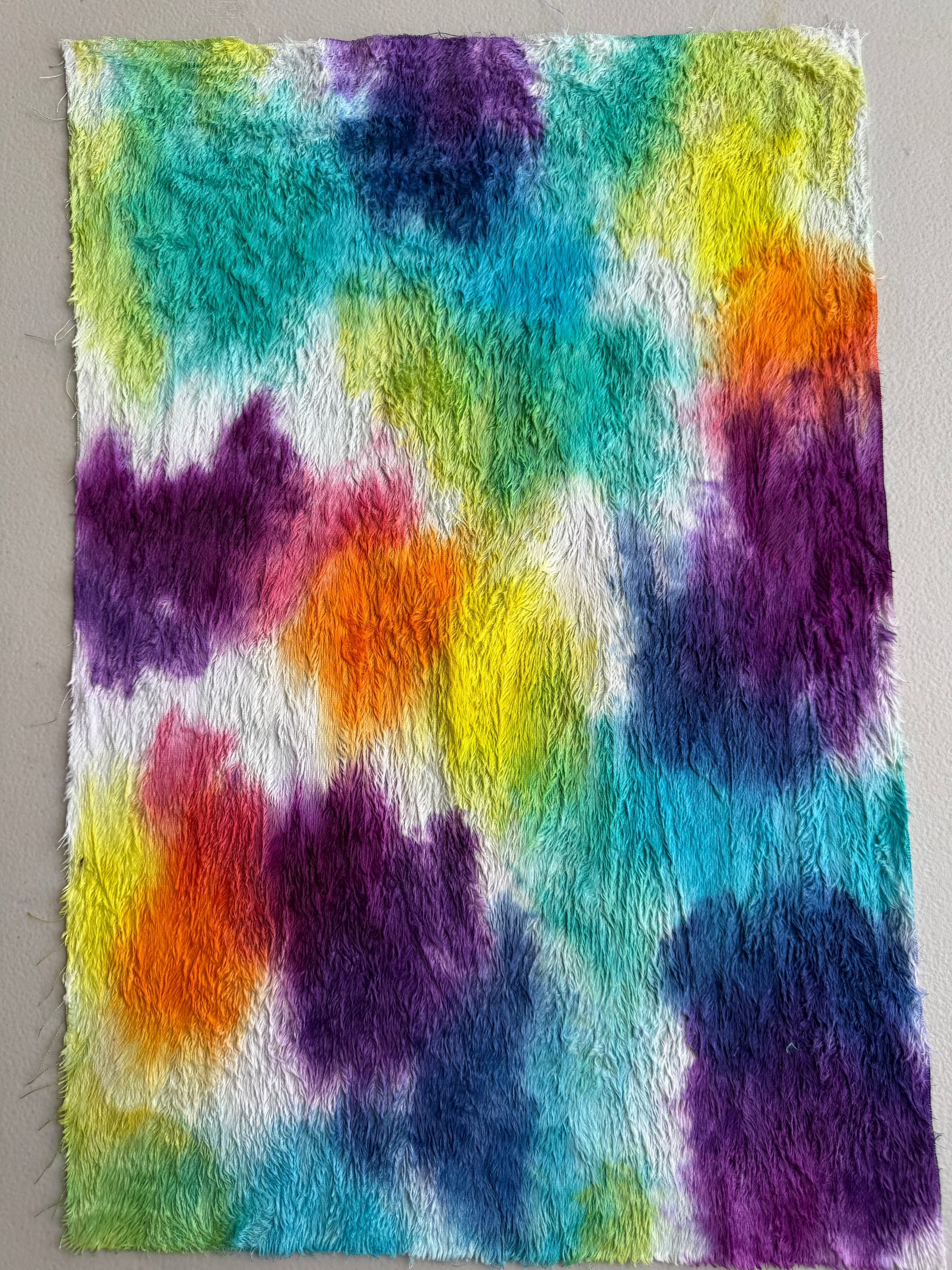 Standard Viscose - Hand Dyed Rainbow Clouds - Fat 1/8m - FEB045