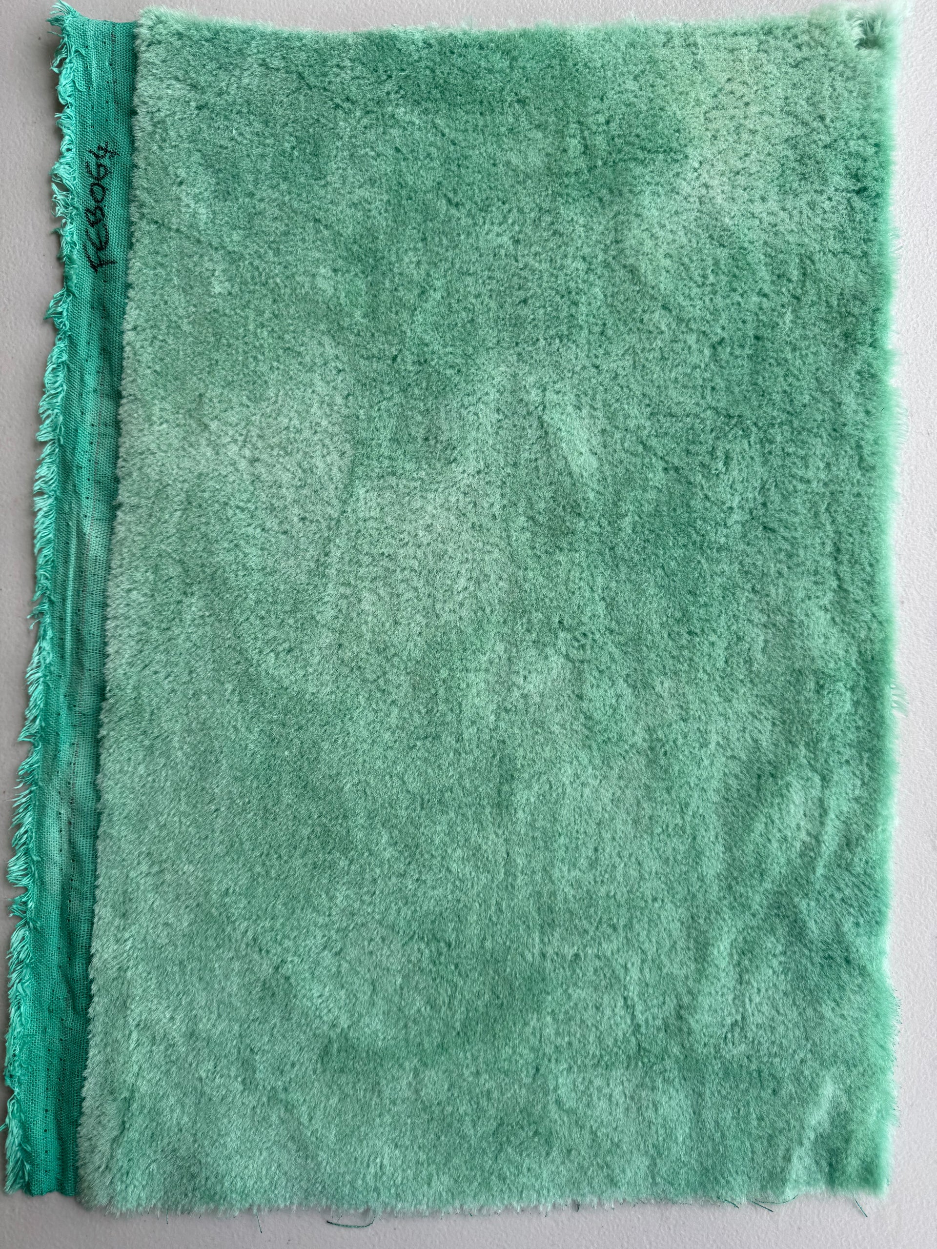 10mm Alpaca  - Hand Dyed Turquoise - Fat 1/8m  - FEB064