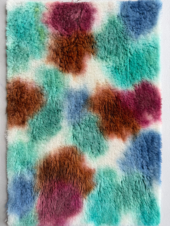 10mm Alpaca  - Hand Dyed Cottage Garden - Fat 1/8m  - FEB070