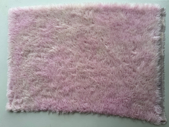 Long Alpaca - Hand Dyed Porcelain Pink Batik - Fat 1/4m - FEB104