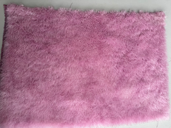 Long Alpaca - Hand Dyed Rose Pink - Fat 1/4m - FEB105