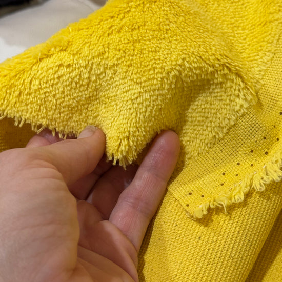 Cotton Fur - Straight 7mm Pile - Happy Yellow